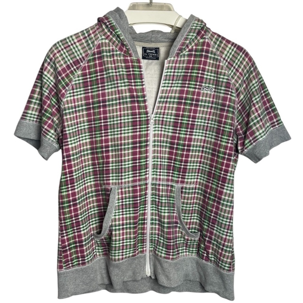 LE TIGRE Plaid Hoodie